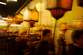 Parade of children carry lanterns in an Easter passion play,Mendrisio,Ticino,Switzerland