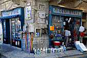 Exterior view of a grocery store,Valletta,Malta Island,Republic of Malta