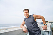 Portrait of Man at Beach