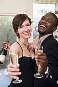 Couple Drinking Champagne