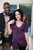 Couple Drinking Champagne