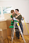 Couple Moving Into New Home