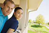 Couple at Golf Club