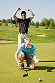 Men Playing Golf