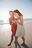 Women Walking on Beach,Florida,USA