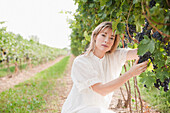 Portrait of Wine Maker in Vineyard