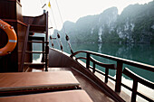 Boot,Golf von Tonkin,Halong Bucht,Quang Ninh Provinz,Vietnam
