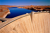 Glen Canyon Dam,Lake Powell Near Page,Arizona,USA