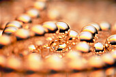 Close-Up of Reflective Spheres