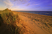 Sanddünen, Gras und Strand, Blooming Point, Prince Edward Island National Park, Prince Edward Island, Kanada