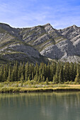 River,Forest and Mountains,Bow Valley Provincial Park,Alberta,Canada