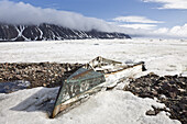 Verlassenes Ruderboot,Craig Harbour,Ellesmere Island,Nunavut,Kanada