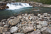 Livingstone Falls und Livingstone River, Katannilik Territorial Park Reserve, Baffin Island, Nunavut, Kanada