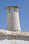 Schornstein eines Gebäudes, Andalusien, Sierra Nevada, Spanien