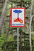 Forest Fire Warning Sign