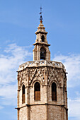 Spitze des Turms, Plaza de la Reine, Valencia, Spanien