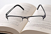 Reading Glasses on Book