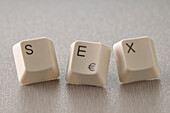 SEX mit Computertasten buchstabiert