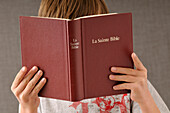 Boy Reading Bible