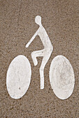 Fahrrad-Schild