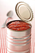 Open Can of Tomato Sauce