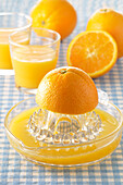Squeezing Fresh Orange Juice