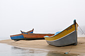 Boote am Strand,Moulay Bousselham,Provinz Kenitra,Marokko
