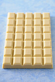 Close-up of Bar of White Chocolate