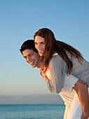 Couple by Ocean,Reef Playacar Resort and Spa,Playa del Carmen,Mexico