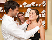 Couple in Jewelry Store,Reef Playacar Resort and Spa,Playa del Carmen,Mexico