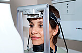 Woman getting Dental X-Ray