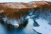 Winterlandschaft,Hokkaido,Japan