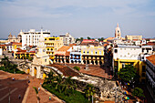 Plaza de los Coches and Puerta del Reloj,Cartagena,Colombia