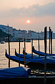 Gondolas on Canal,Venice,Veneto,Italy