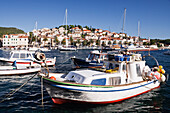 Boote im Hafen,Stadt Hvar,Hvar,Kroatien