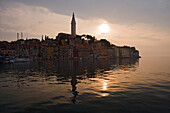 Town of Rovinj at Sunset,Croatia