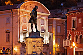 Statue of Giuseppe Tartini,Piran,Slovenia