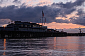 Santa Barbara Pier at Dawn,Santa Barbara,California,USA