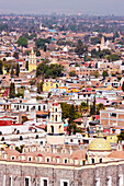 Skyline von Cholula, Mexiko