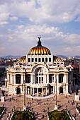 Aerial of Palacio de Bellas Artes,Mexico City,Mexico