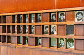 View of victims of the wall at the Berlin Wall Memorial,Memorial Park,Bernauer Strasse,Berlin,Germany,Europe