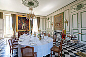 The Dining Room,Chateau De Valencay,Valencay,Indre,Centre-Val de Loire,France,Europe