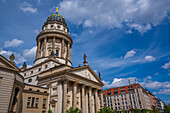View of Franzosischer Dom,Gendarmenmarkt,Berlin,Germany,Europe