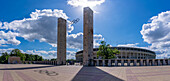 View of exterior of Olympiastadion Berlin,built for the 1936 Olympics,Berlin,Germany,Europe