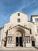 Kirche von St. Trophime, Place de la Republique, Arles, Provence, Frankreich, Europa