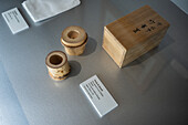 Japanese traditional tea ceremony objects.