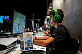 ZGamer,a festival of video games,digital entertainment,board games and YouTubers during El Pilar Fiestas in Zaragoza,Aragon,Spain