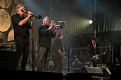 Calexico playing live in Jardin de Invierno of Zaragoza during the Fiestas del Pilar,Spain.