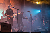 Calexico playing live in Jardin de Invierno of Zaragoza during the Fiestas del Pilar,Spain.