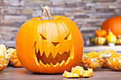 Prepare Halloween Pumpkin